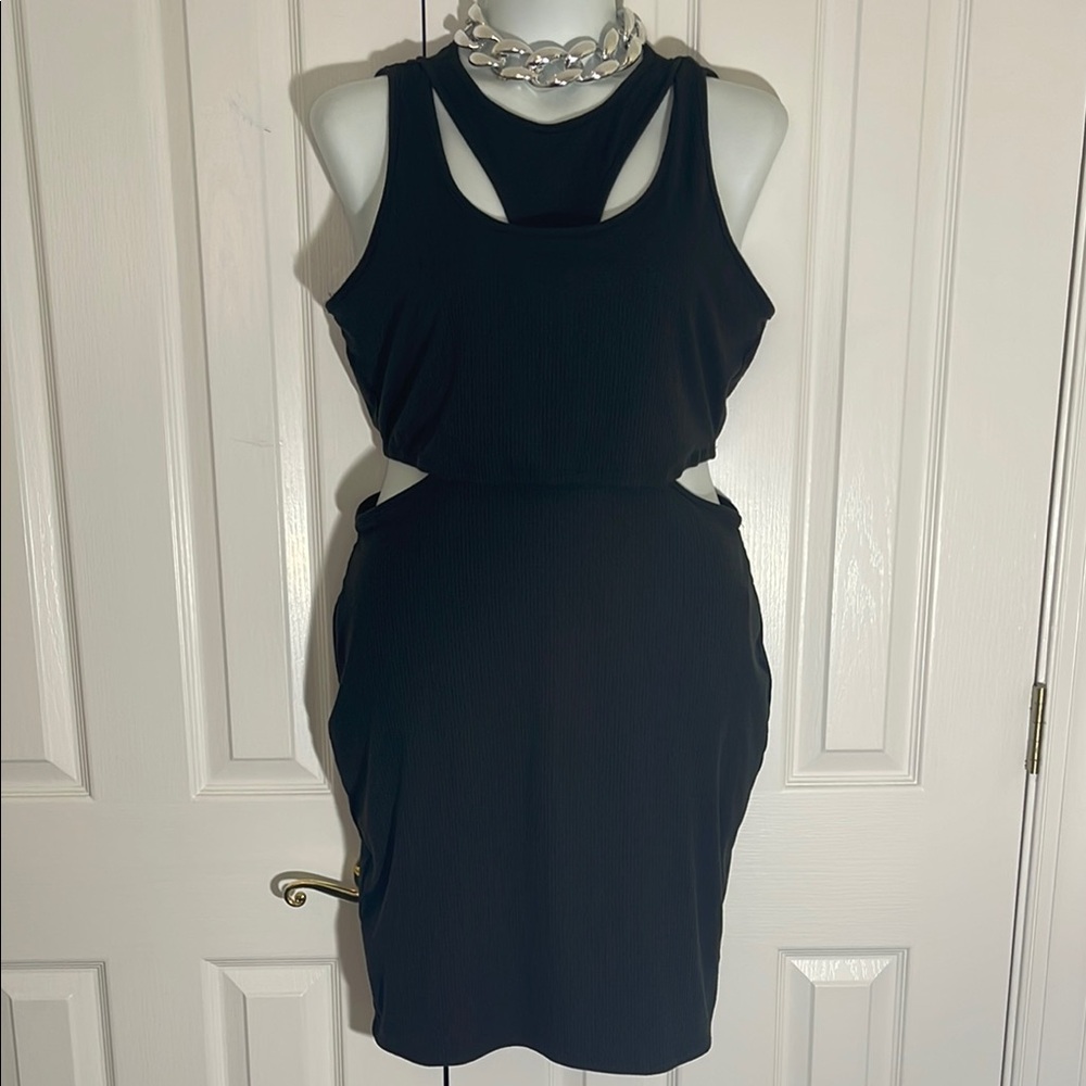 F21 NWT Sexy Black Cut-Out Dress